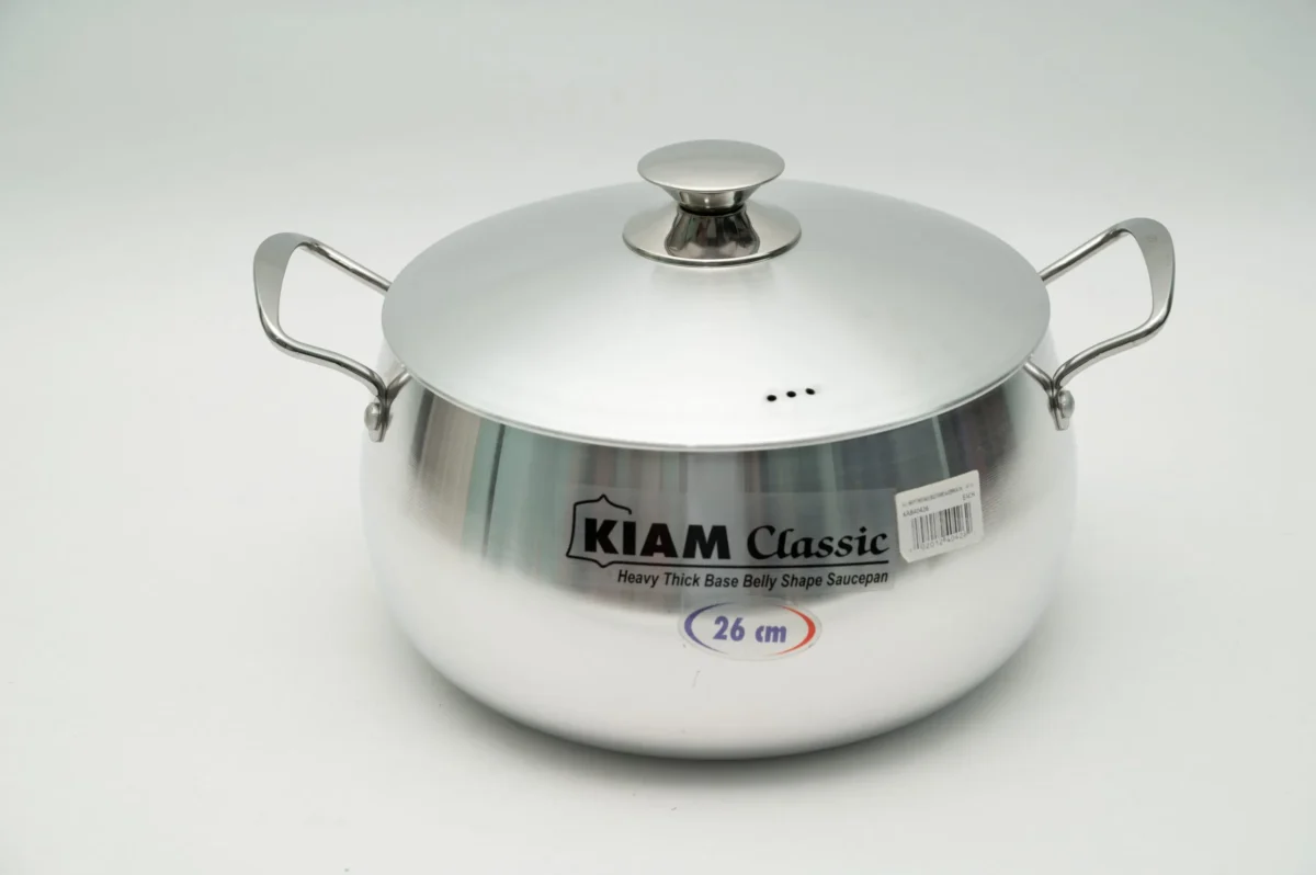 Aluminium Belly Shape Saucepan - Image 2